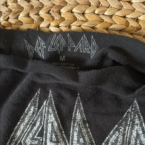 Black Crop Top with Bold Graphic Design - Picture 2 of 5